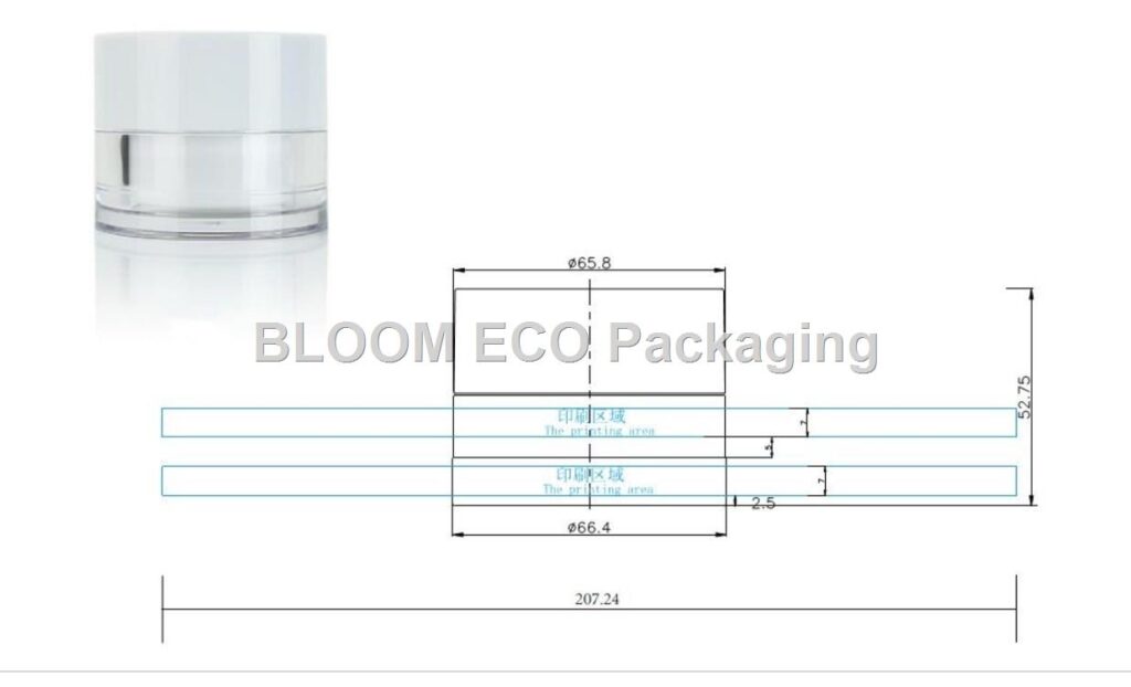 Refillable PCR Cream Jar