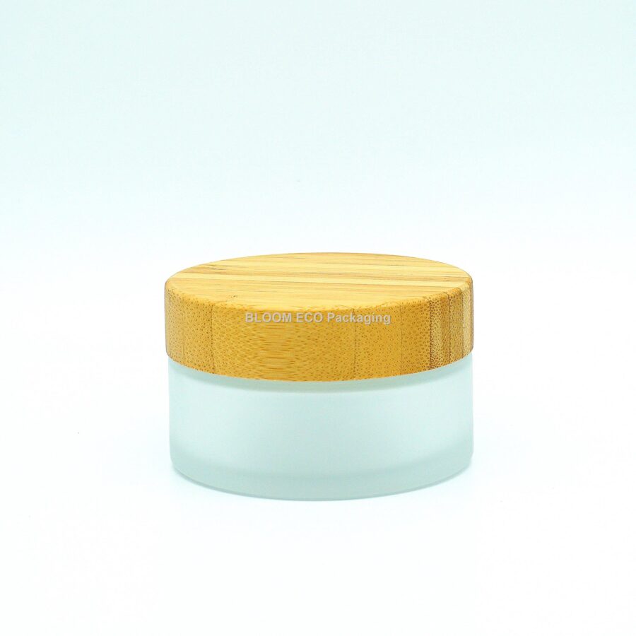 Glass Bamboo Cream Jar CJ3002-100