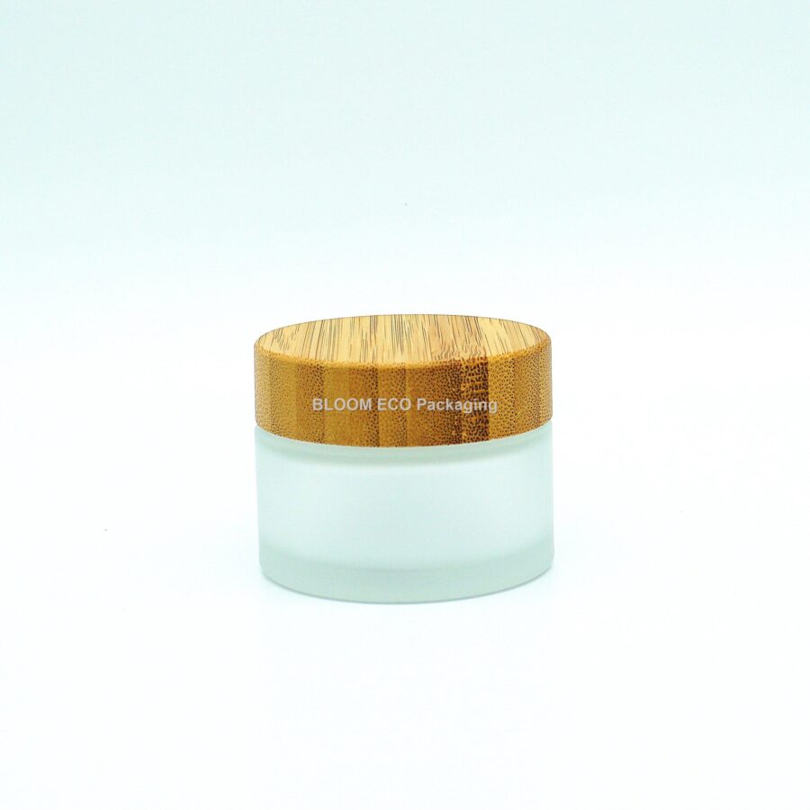 Glass Bamboo Cream Jar CJ3002